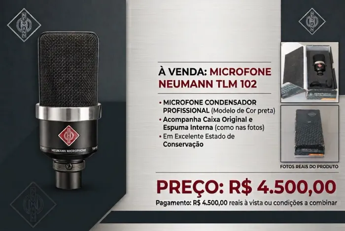 Microfone Neumann TLM 102