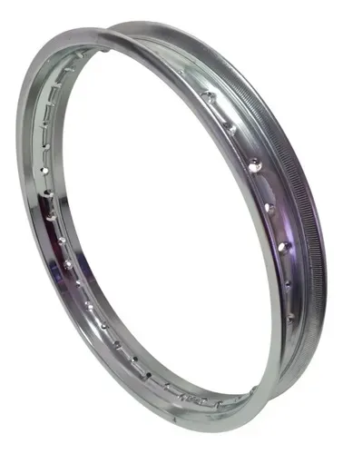 Aro Roda Traseira 18 X 185 Cg 125/150/160 Ybr 125 Maxx 0141 Prateado