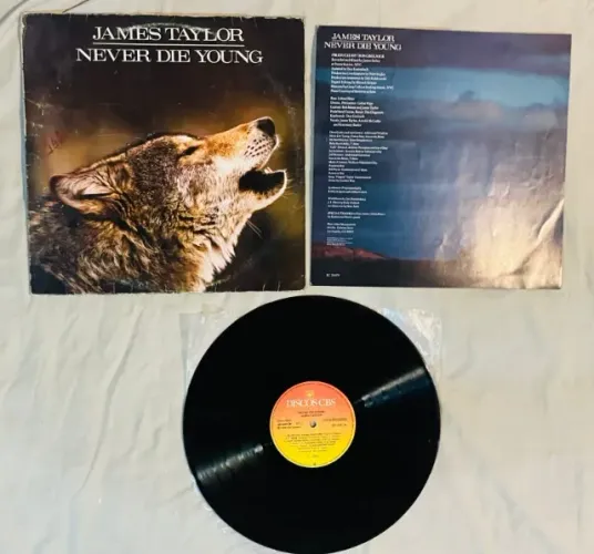 LP James Taylor - Never Die Young