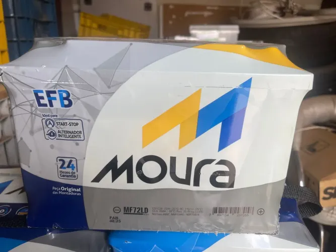 Bateria Moura EFB start stop 72 amperes (NOVA)