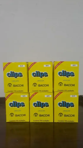 Clips Bacchi N° 8/0 Galvanizado Linha L.