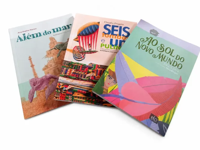 Kit com 3 Livros Infantis de Ficção