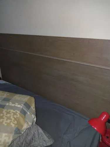 Cabeceira em madeira para cama casal Queen