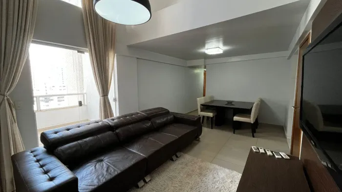 Apartamento mobiliado para Locação 4 Quartos, 2 Vagas, 100M², Jardim Goiás, Goiânia - GO