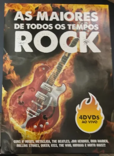 As Maiores de Todos os Tempos - Rock - Box 4 DVDs - Testados