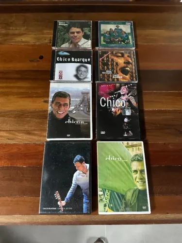 Chico Buarque - Lote c/ 4 DVDS + 4 CDS