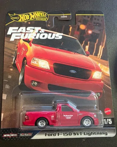 Hot Wheels Fast & Furious Ford F150 Svt Velozes Pickup Bryan Vermelho