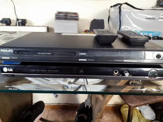 Duas Unidades DVD Player Nunca Usados