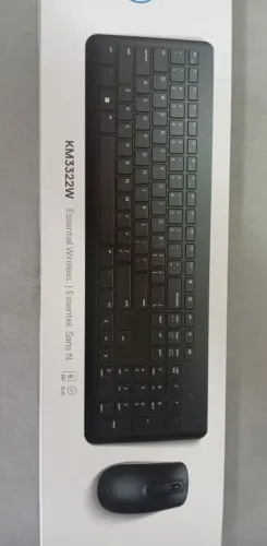 Combo teclado + mouse sem fio Dell KM3322W