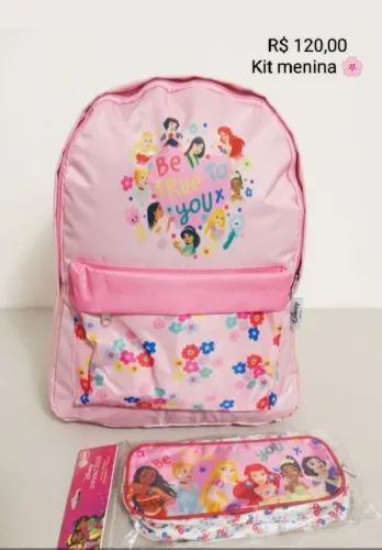 Kit mochila menina