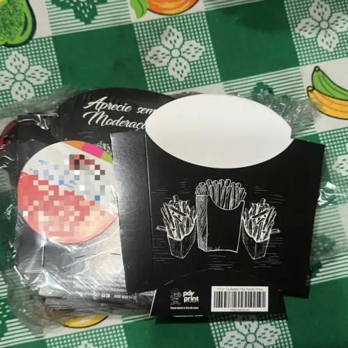 100 U de embalagem para batata frita