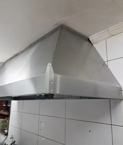 Coifa em inox autolimpante