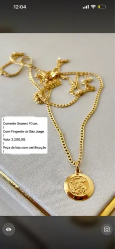 Corrente de ouro 18k