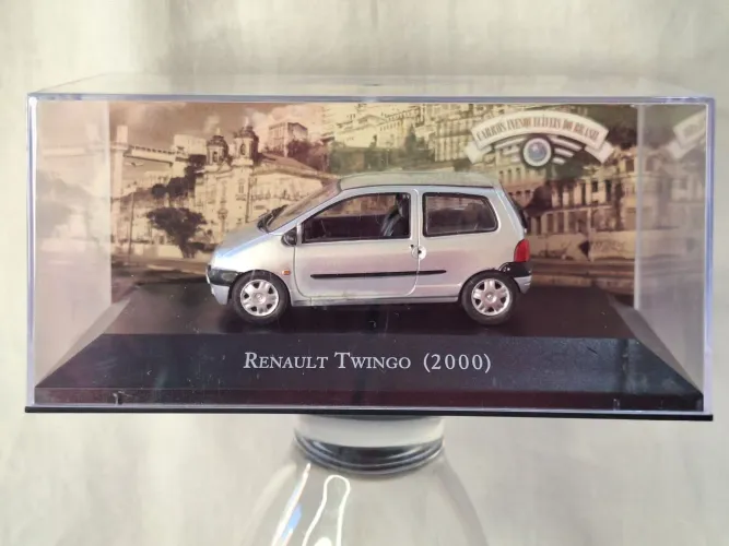 Miniatura Renault Twingo 2000 Carros Inesquecíveis do Brasil