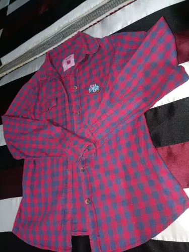 Camisa xadrez manga comprida