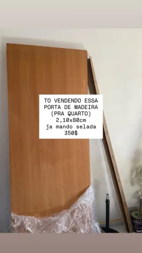 PORTA DE MADEIRA PRA QUARTO