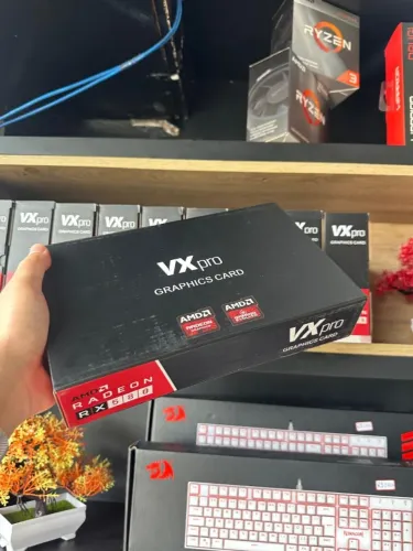 Placa de Vídeo RX 580 8GB DDR5 1 ano de Garantia, nova Lacrada .