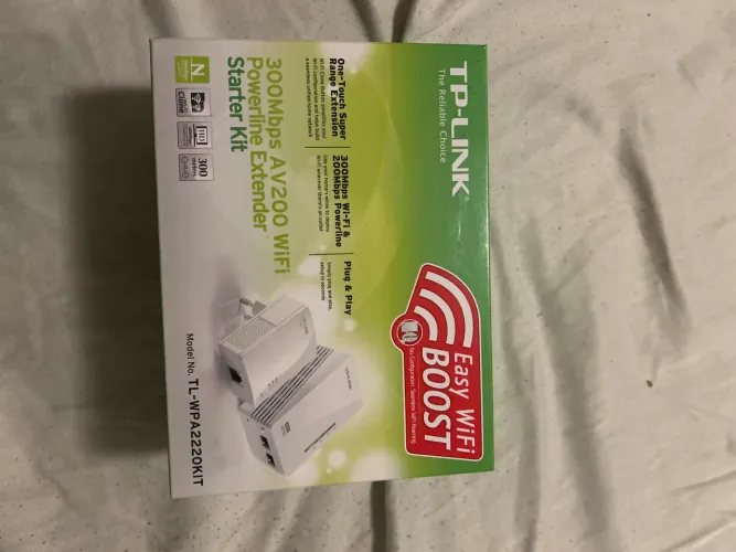 Roteador Wi-Fi TP-Link TL-WPA2220KIT 300 Mbps - Repetidor de Sinal Powerline