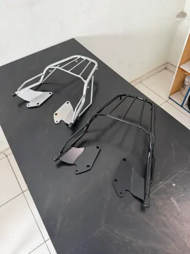 Bagageiro reforçado para titan 160 2025 preto ou cromado