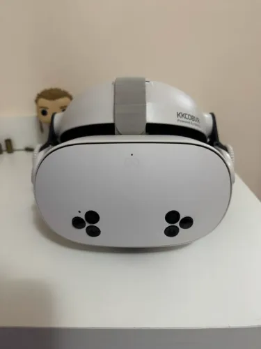 Meta Quest 3S + Cabo Link + Strap KKCOBVR + Kit Silicone + Pilhas AA (Repost, conta nova)