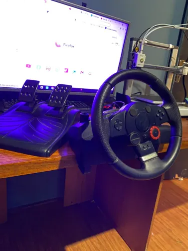 Volante Logitech Driving Force GT + Pedais + Fonte (Completo)