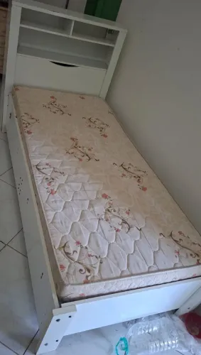 Cama Solteiro com Cabeceira Baú "no estado!"