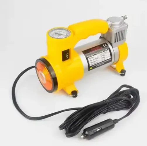 Compressor de ar para Carro 12v 150w 100PSI Com Lanterna