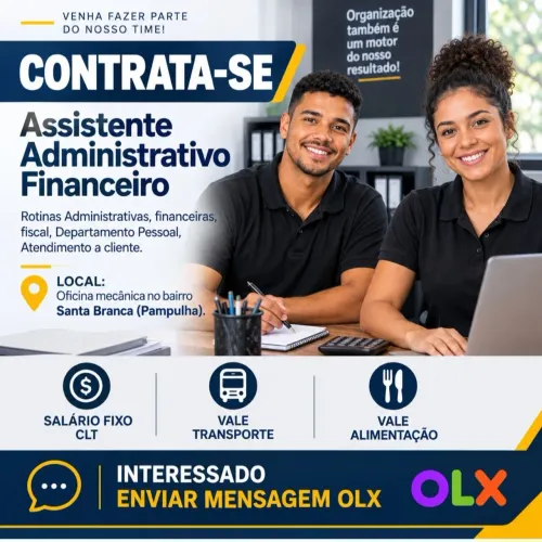 CONTRATA-SE Assistente Administrativo Comercial