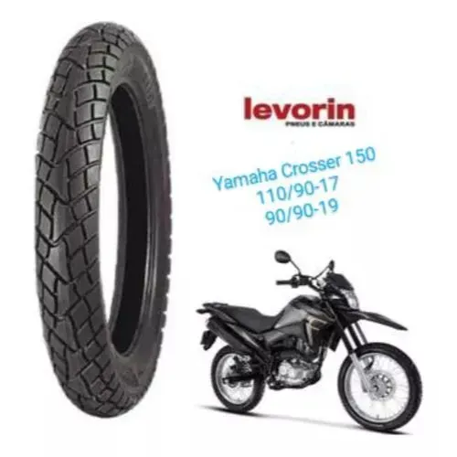 Pneu traseiro Levorin 110/90-17 Bros crousser shi175