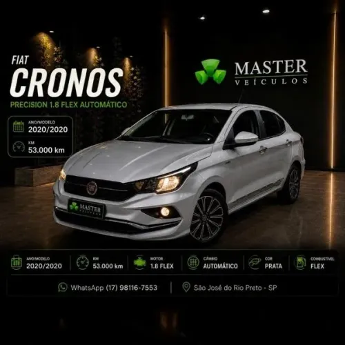 Fiat Cronos Precision 1.8 16V Flex Aut. 2020