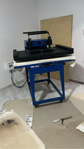 Prensa Térmica Manual 75x100 cm - Excelente Estado | Funcionando Perfeitamente