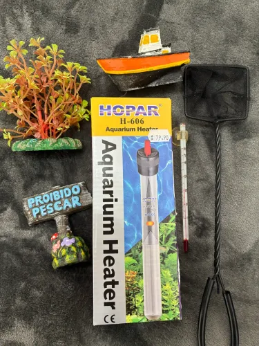 Kit aquário com Aquecedor Aquarium Heater