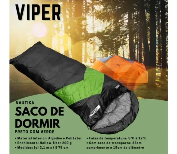 Saco de dormir ntk preto
