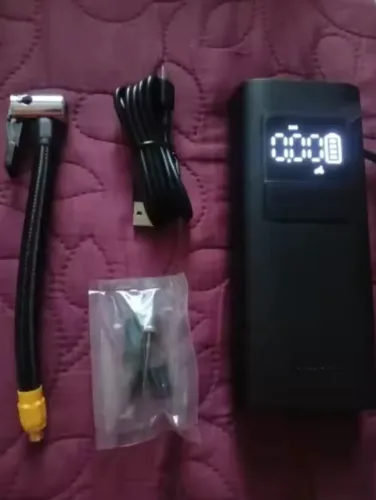 Bomba de Ar Portátil Sem Fio Baseus 4000mAh - Nova e Lacrada