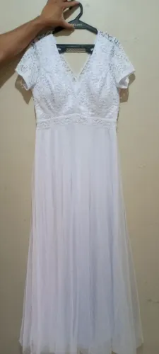 Vestido Branco Com bojo