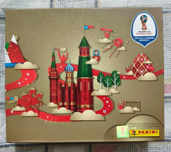 Álbum Copa do Mundo 2018 - Box Colection Set Figurinhas Completo