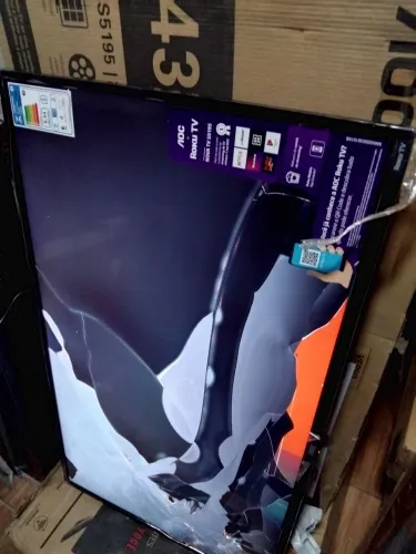 Torro Lote 10 tvs aoc Roku 43" polegadas telas quebradas