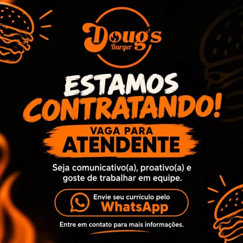 Vaga Para Atendimento! 