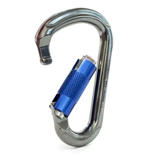 07 unidades - Mosquetão USClimb Alumínio Hms Keylock Trava Automática 24KN CE UIAA
