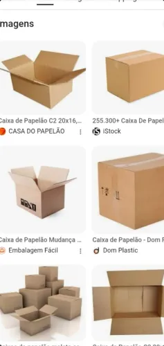 Caixa de papelão