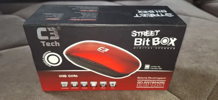CAIXA DE SOM PORTÁTIL C3TECH STREET BIT BOX(ST-120)