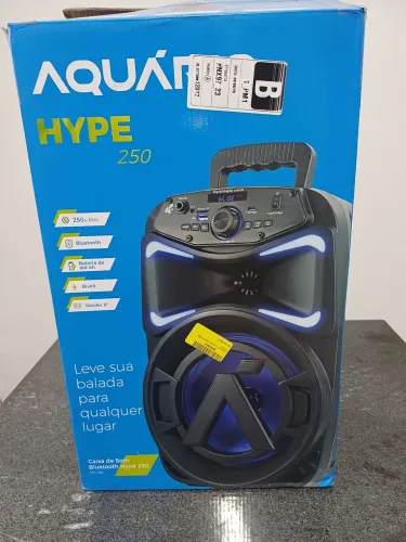 Caixa de som Aquário Hype Bluetooth 250W