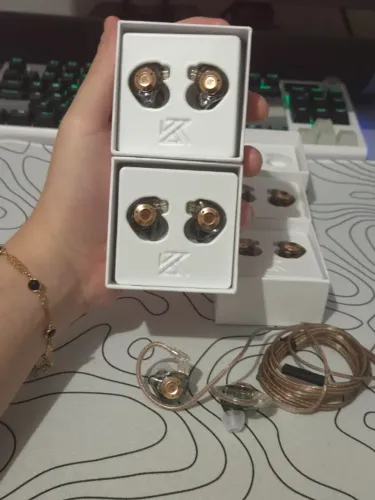 KZ EDX Pro X COM Microfone - Fone In-Ear Gamer
