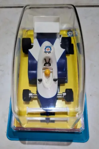 Carro Autorama Williams Senna Caixa Acrílica Decal Sem Uso