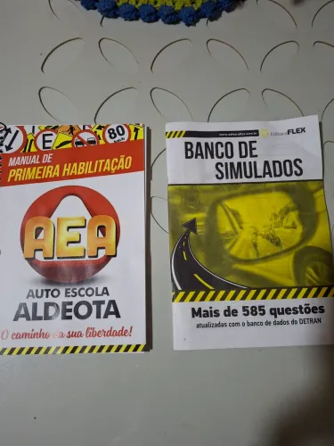 Livros para prova teórica de habilitação 