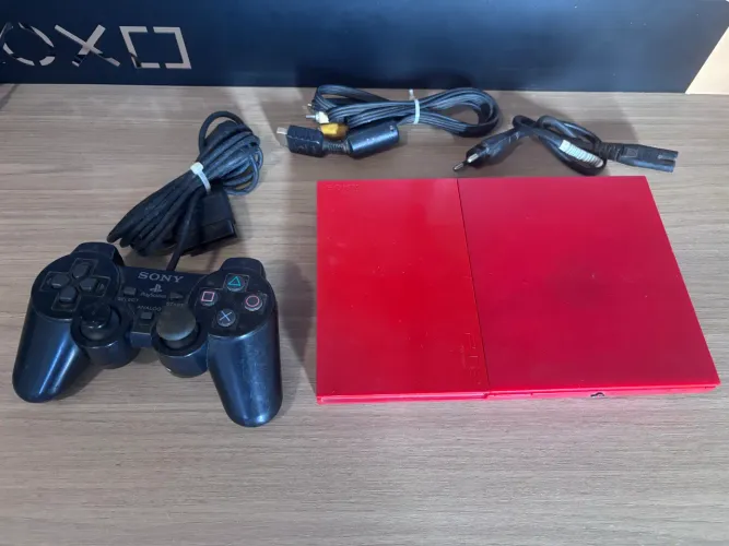 Ps2 Slim Vermelho (Raro)