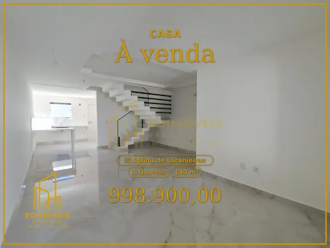 Linda Casa Moderna em Colina de Laranjeiras 3 Suítes e Alto Padrão!