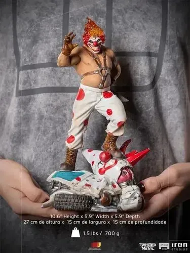 Iron Studios Sweet Thooth Needles Kane Twisted Metal Excelente Estado