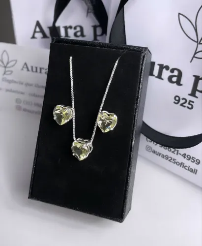 Conjunto Prata 925 legítima