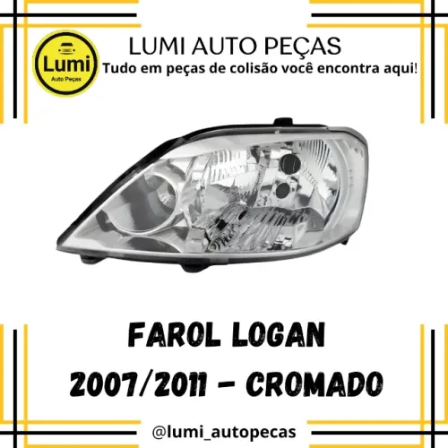 Farol Logan 2011 2012 2013 - NOVO!!